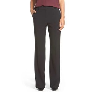Ellen Tracy Signature Flare Bootcut Work Trouser Slacks Pants Charcoal